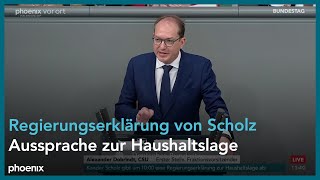 Aussprache zur Regierungserklärung von Olaf Scholz zur Haushaltslage am 281123 [upl. by Garnette]