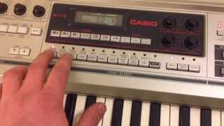 Vintage Casio Casiotone 7000 Review and Demonstration [upl. by Braasch557]