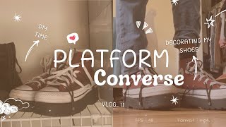 DIY platform conversemaking my converse better￼￼ [upl. by Nimajnab921]