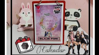 DIY BLACKPINK CALENDAR 2022 [upl. by Dietsche]