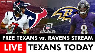 Texans vs Ravens Live Streaming Scoreboard PlayByPlay Highlights NFL Playoffs 2024 On ESPNABC [upl. by Guise]