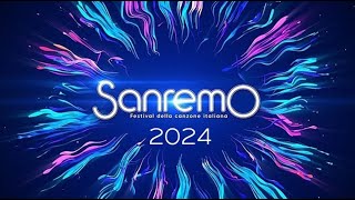 Sanremo 2024  Canzoni Lyricstesti [upl. by Evey883]