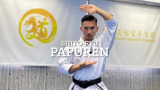 No68 Shitoryu  Papuren｜糸東流 八步連 ｜文武道館空手學苑 ManBudokan Karate Academy｜ [upl. by Burnett]