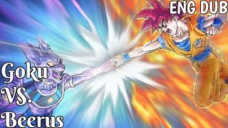 Goku VS Beerus Full Fight English Dub [upl. by Betz]