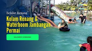 Liburan di Kolam Renang amp Waterboom Jambangan Permai Kaliwedi [upl. by Loomis44]