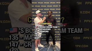 Terence Crawford builds his USA Boxing Dream Team 🇺🇸 boxing olympics [upl. by Akcired772]