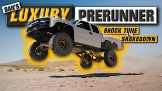 FLYING HIGH AGAIN  Shock Tuning in Barstow with Dans Luxury Prerunner [upl. by Deuno]