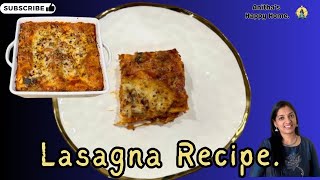 Lasagna RecipeHow to prepare Lasagna Step by StepTry this Tasty tiffin RecipeAnithas Happy Home [upl. by December]