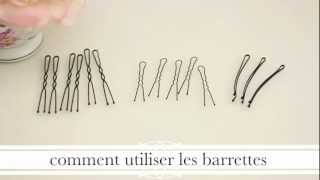 Comment utiliser les barrettes [upl. by Ayot]