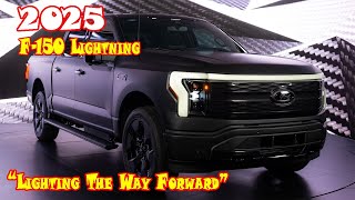 2025 Ford F150 Lightning Platinum Black Extended Range  2025 ford f150 lightning towing capacity [upl. by Elleval]