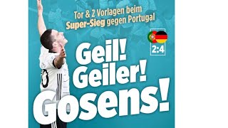 Em 2021 robin gosens im großen Interview zum Sieg gegen Portugal em2021deutschlandportugal [upl. by Tra212]