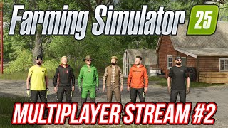 FARMING SIMULATOR 25 MULTIPLAYER 02  Stream 13112024 [upl. by Armin]