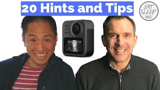 Gopro Max Camera 20 Tips and Tricks [upl. by Vacla]