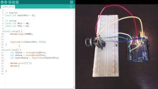 Read analog joystick with Arduino Uno [upl. by Tegdig]