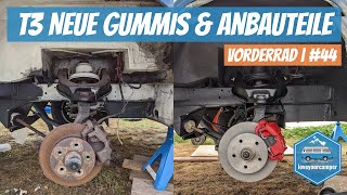 VW T3 Neue Gummis und Anbauteile für das Vorderrad  VW T3 Restaurierung I 44 [upl. by Agem]