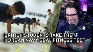 US Marine Reacts  The Korean NAVY SEAL Fitness Test  Korean Englishman [upl. by Nalid]