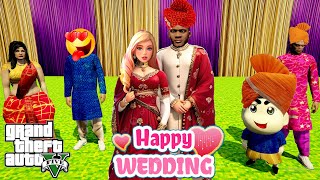 GTA 5  Finally Franklin Got Married In Gta5 l Shinchan celebrating Franklin wedding l funny [upl. by Tewfik777]