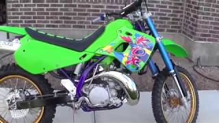 KDX250  Pt15  Seat Number plates and run [upl. by Anirbak]