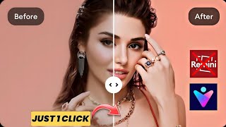 Photos Edit Like Remini Without AppOnly 10sec   Remini Mod Apk DownloadPremium Unlocked [upl. by Silvan581]