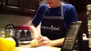 Egg Muffins Recipe in The Pampered Chefs Brownie Pan [upl. by Joscelin]