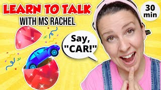 Learning with Ms Rachel  Learn Words and Colors for Toddlers  Educational Kids Videos  Animals [upl. by Lilas]