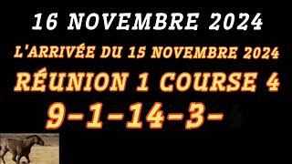 PMU QUINTÉ SAMEDI 16 NOVEMBRE 2024 À AUTEUIL RÉUNION 1 COURSE 6 DU JOUR [upl. by Animas]