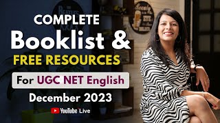 Must Read Books amp FREE Resources for UGC NET English December 2023 [upl. by Wolf]