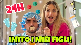 VIVO COME SE FOSSI I MIEI FIGLI PER 24 ORE💙👶🏻 [upl. by Isbel]