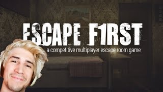 xQc Plays ESCAPE FIRST with Moxy Coop Escape Room Game  with Chat [upl. by Eada116]