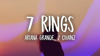 Ariana Grande  7 Rings Remix Lyrics ft 2 Chainz [upl. by Daph]