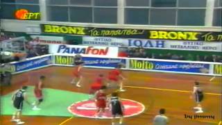 PANIONIOS PAOK 8385 1994 1st SEMIFINAL KORAC CUP [upl. by Aroz]