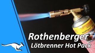 Rothenberger Lötbrenner quotHot Packquot [upl. by Assirram]