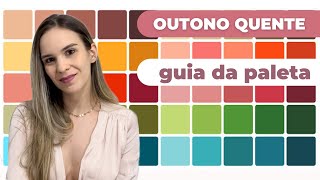 Coloração pessoal paleta OUTONO QUENTE como usar make acessórios cabelo etc [upl. by Stelu]