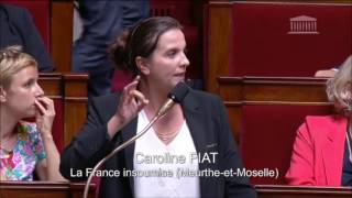 Caroline FIAT députée FI remet vertement à leur place des députés REM [upl. by Yenial554]