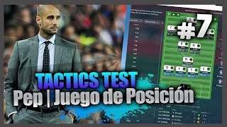 FM17  Tactics Test  Pep y el juego de posición  Football Manager 2017 Español [upl. by Ecinaej]