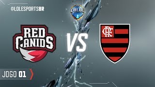 CBLoL 2018 Red Canids x Flamengo Jogo 1  Fase de Pontos  2ª Etapa [upl. by Llerrehc]