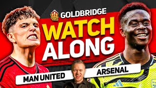 MANCHESTER UNITED vs ARSENAL Live with MARK GOLDBRIDGE [upl. by Claudio]