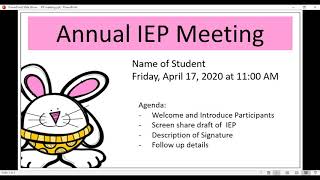 WEBINAR IEP Training [upl. by Awram]