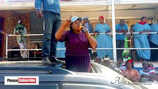 Agnes Kavindu Muthama addresses the public at Ekalakala town durig her campaign [upl. by Ardnyk]