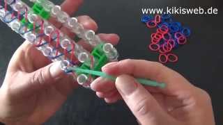 Einfaches LoomBand basteln [upl. by Kit]