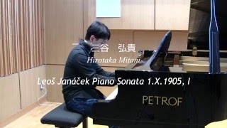 Leoš Janáček  Piano Sonata 1X1905 I [upl. by Nauqes419]