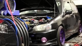 Tuning Developments Ramhorn TD04 Conversion Turbo Kit Toyota Starlet GT Turbo Glanza V 4EFTE 5EFTE [upl. by Tadd220]