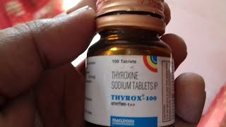 THYROX  100mg tablet  Thyroid की Best दावा  use and side effect full hindi reviews [upl. by Adachi]