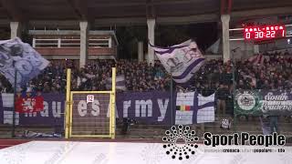 Anderlecht il tifo della quotArmata Violaquot in trasferta a La Louvière in Coppa del Belgio 202122 [upl. by Nomael]