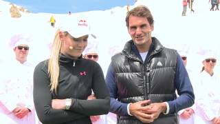 Darum hat Federer Vonn in die Schweizer Berge geholt [upl. by Salba]