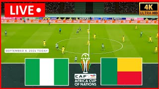 Live  Nigeria vs Benin  African Cup of Nations 2025 Qualifiers  Match Live Stream Score Gameplay [upl. by Sirad]