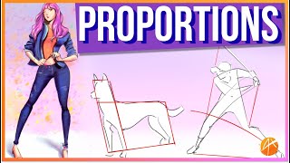 Proportion Drawing  How to Draw Accurately  Art Training Series [upl. by Oakes183]