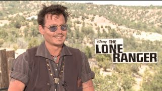 THE LONE RANGER Interviews Johnny Depp and Armie Hammer [upl. by Oad805]