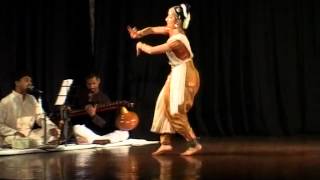 Amrita Lahiri dancing Kuchipudi at India International Centre New Delhi Manduka Shabdam [upl. by Ylenaj]