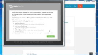 Zimbra Desktop mail client setup [upl. by Ahseiuqal]